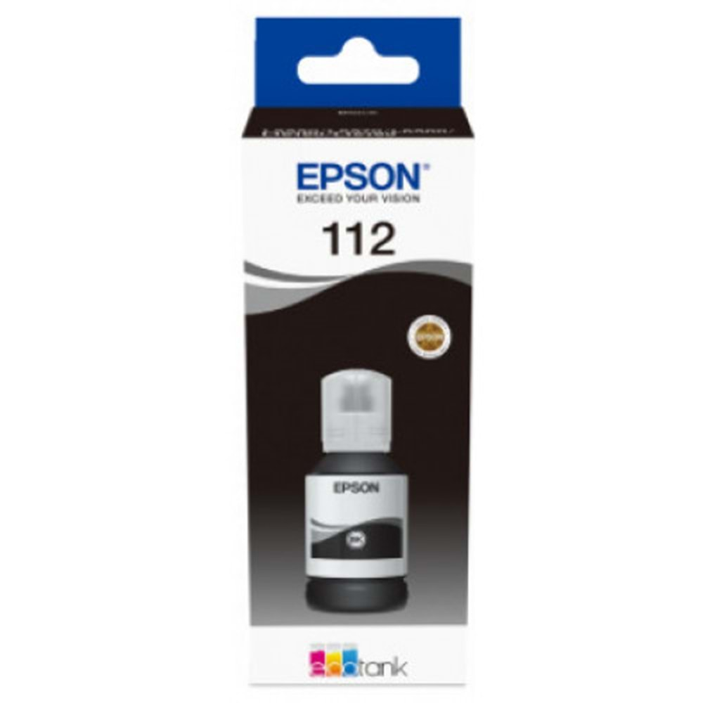 Epson T06C1 112 Black Siyah Şişe Mürekkep C13T06C14A